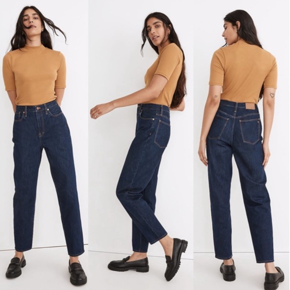 Madewell Denim - Madewell Baggy Tapered Jeans in Dressler Wash Size 29